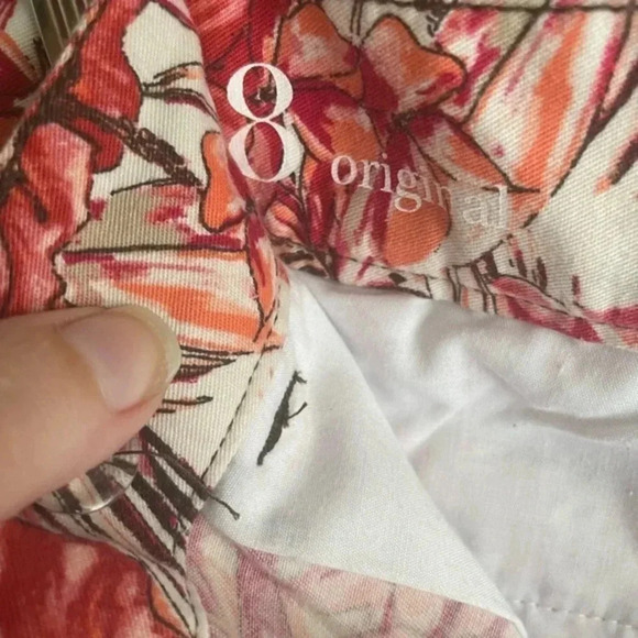 Ann Taylor LOFT Tropical Shorts Vacation Vacay‎ EUC Size 8 - Picture 2 of 4